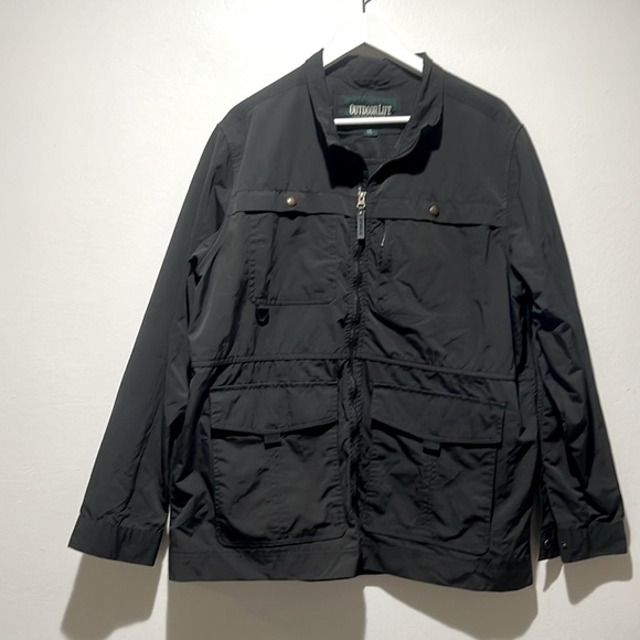Outdoor Life Men's Water-Resistant Traveler Jacket Medium Green Size Large - Picture 1 of 6